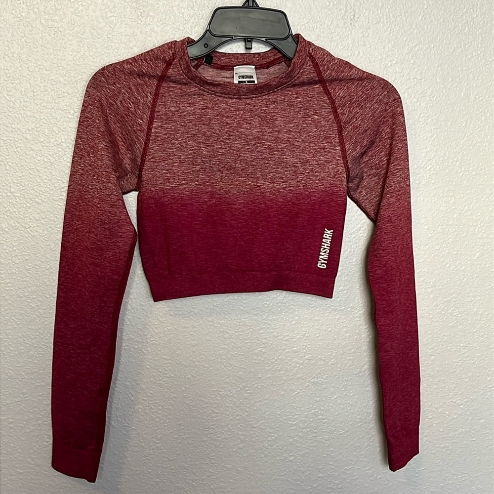 Gymshark Adapt Ombre Crop Top Size Small